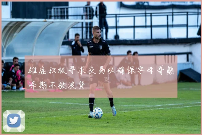 雄鹿积极寻求交易以确保字母哥巅峰期不被浪费